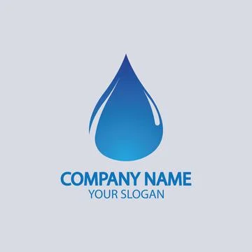 Water drop Logo Template vector イラスト素材