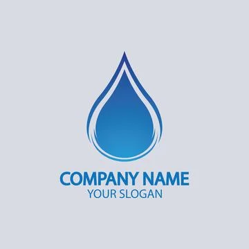 Water drop Logo Template vector イラスト素材