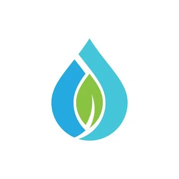 Water drop Logo Template vector イラスト素材