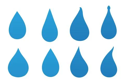 Water drop Logo Template vector Stock Illustration