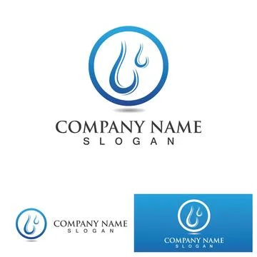 Water drop Logo Template vector Stock Illustration