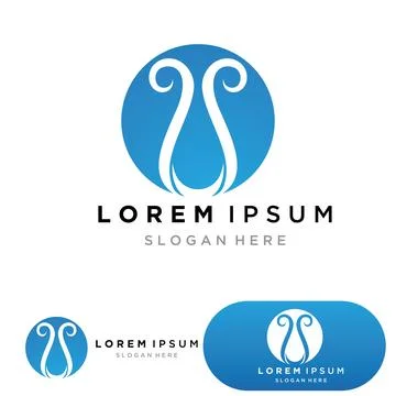Water drop Logo Template vector Stock Illustration