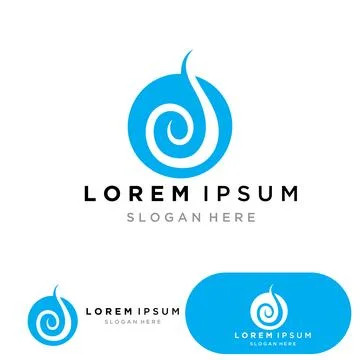 Water drop Logo Template vector Stock Illustration