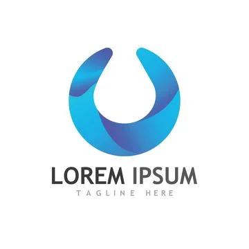 Water drop Logo Template vector 스톡 일러스트