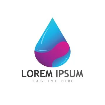 Water drop Logo Template vector Stock Illustration