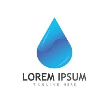 Water drop Logo Template vector イラスト素材