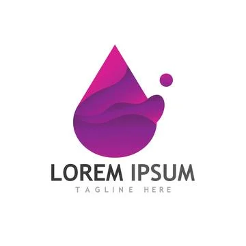Water drop Logo Template vector Stock Illustration