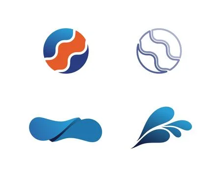 Water drop Logo Template vector illustration design Stock Illustration