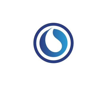 Water drop Logo Template vector illustration design Stock Illustration