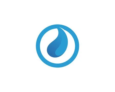 Water drop Logo Template vector illustration design Stockillustratie