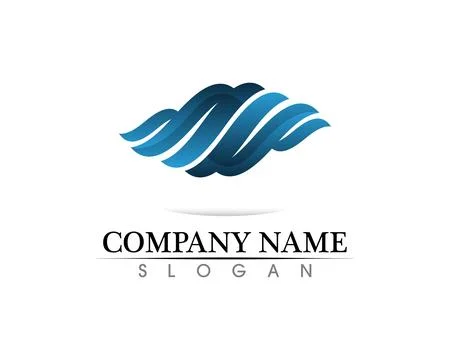 Water drop Logo Template vector illustration design Stock Illustration