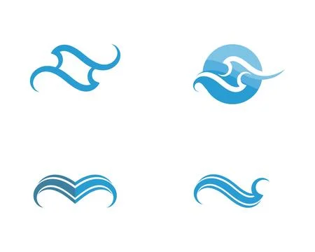 Water drop Logo Template vector illustration design Illustrazione stock
