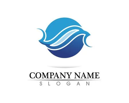 Water drop Logo Template vector illustration design Stock Illustration