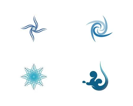 Water drop Logo Template vector illustration design Stock Illustration