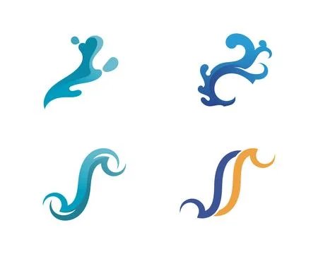 Water drop Logo Template vector illustration design Stock Illustration