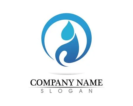 Water drop Logo Template vector illustration design Stock Illustration