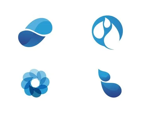 Water drop Logo Template vector illustration design Stock Illustration
