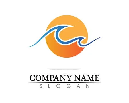 Water drop Logo Template vector illustration design Stock Illustration