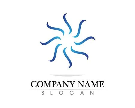 Water drop Logo Template vector illustration design Stock Illustration