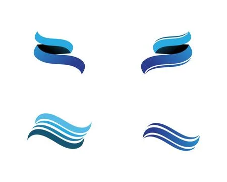 Water drop Logo Template vector illustration design Illustrazione stock