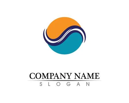 Water drop Logo Template vector illustration design Stock Illustration