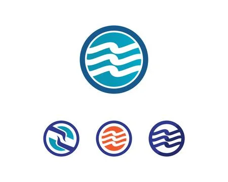 Water drop Logo Template vector illustration design 库存插图