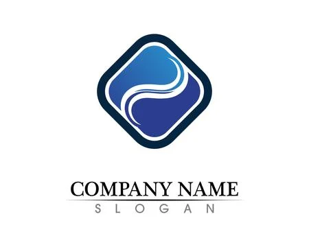 Water drop Logo Template vector illustration design Stock Illustration