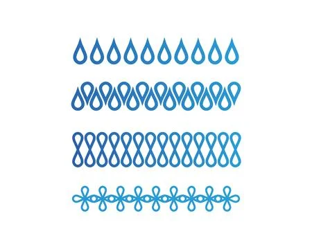 Water drop Logo Template vector illustration design Stock Illustration