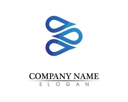 Water drop Logo Template vector illustration design Stock Illustration