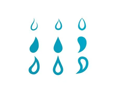 Water drop Logo Template vector illustration design 스톡 일러스트