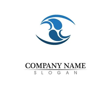 Water drop Logo Template vector illustration design イラスト素材