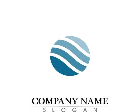 Water drop Logo Template vector illustration design 스톡 일러스트