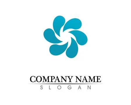 Water drop Logo Template vector illustration design Stock Illustration