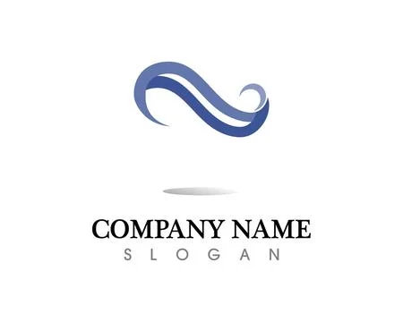 Water drop Logo Template vector illustration design Stock Illustration