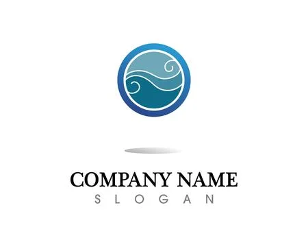 Water drop Logo Template vector illustration design Stock Illustration