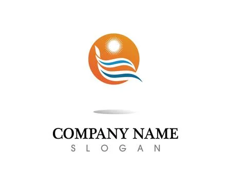 Water drop Logo Template vector illustration design Stock Illustration