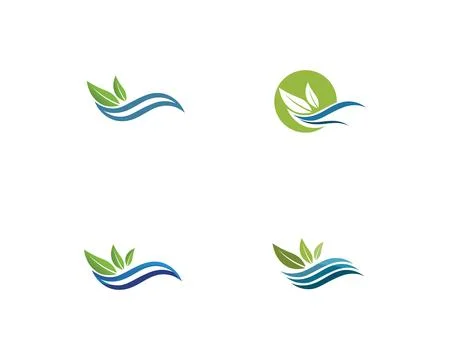 Water drop Logo Template vector illustration design Stock Illustration