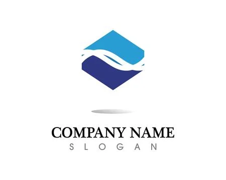 Water drop Logo Template vector illustration design Illustrazione stock