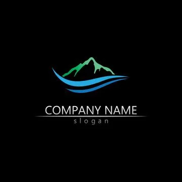 Water drop Logo Template vector Stock Illustration