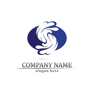 Water drop Logo Template vector Stock Illustration