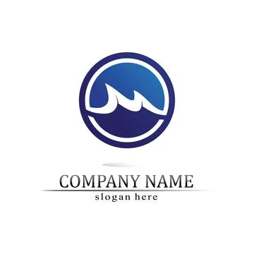 Water drop Logo Template vector Stock Illustration