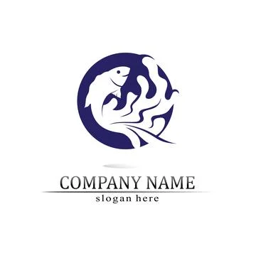 Water drop Logo Template vector 스톡 일러스트