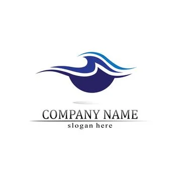 Water drop Logo Template vector Stockillustratie