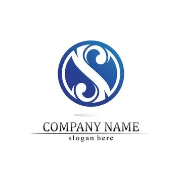 Water drop Logo Template vector 스톡 일러스트