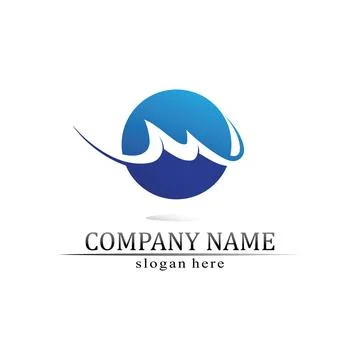 Water drop Logo Template vector イラスト素材