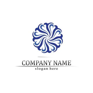 Water drop Logo Template vector Stock Illustration