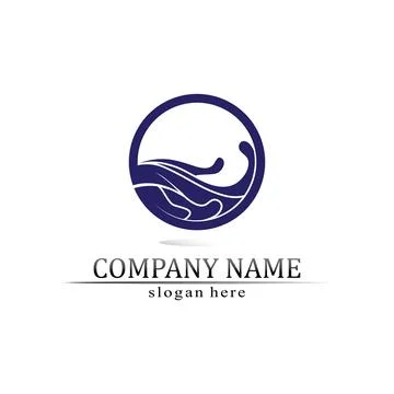 Water drop Logo Template vector Stock Illustration
