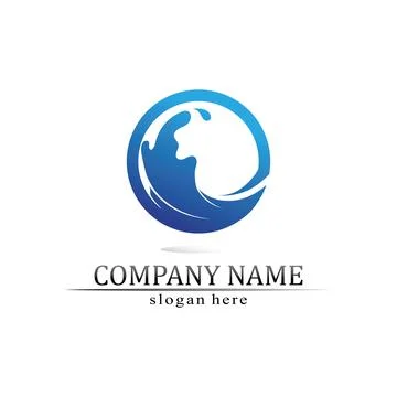 Water drop Logo Template vector Stock Illustration