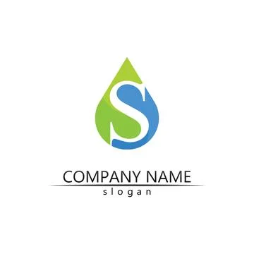 Water drop Logo Template vector Stock Illustration