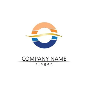 Water drop Logo Template vector Illustrazione stock